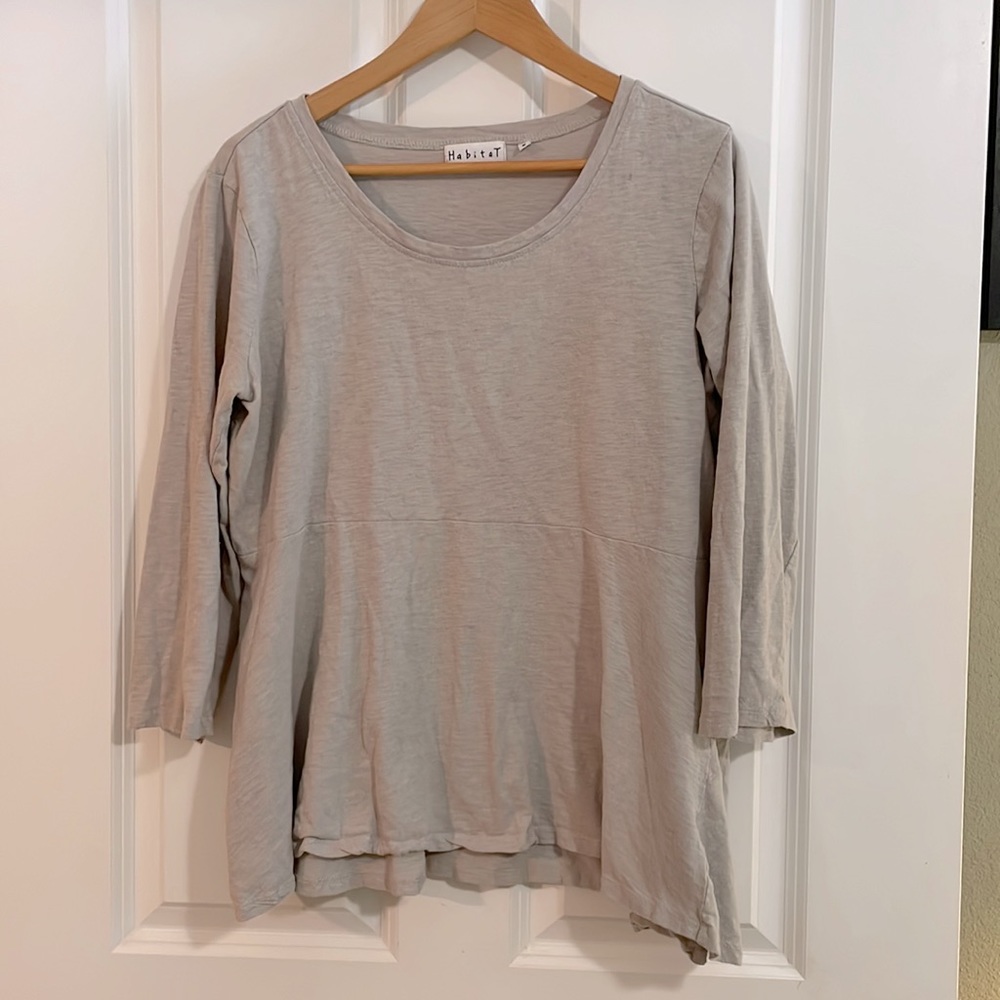 100% Cotton Habitat shirt, size medium